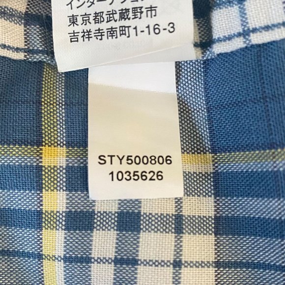 L.L. Bean Traditional Fit Plaid Shirt Mens Size XLT Blue Long-Sleeve Button Down - Picture 11 of 13